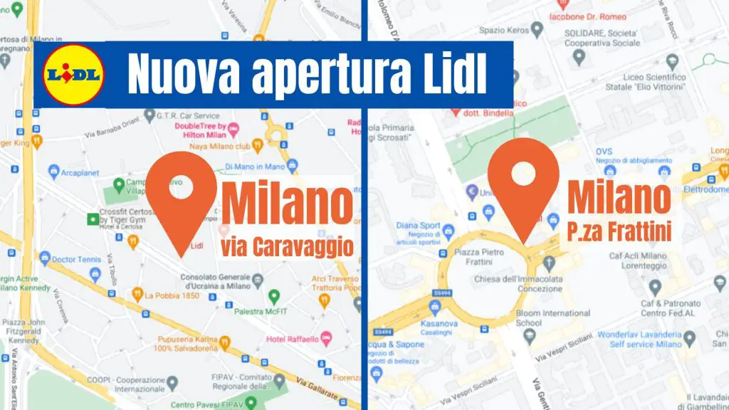Nuove Aperture Lidl a Milano