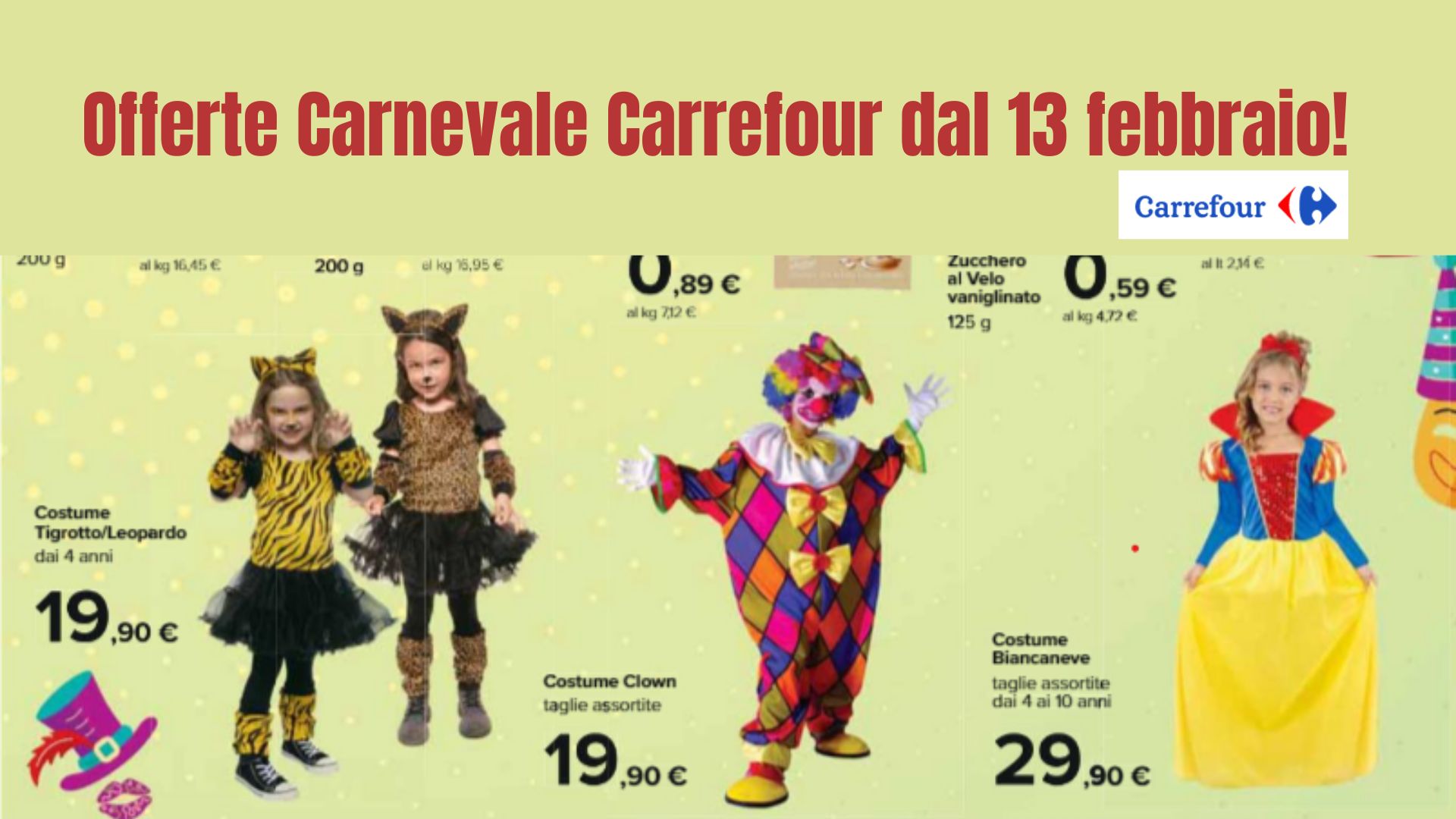 10 costumi di Carnevale per bambini in offerta su : tutti i
