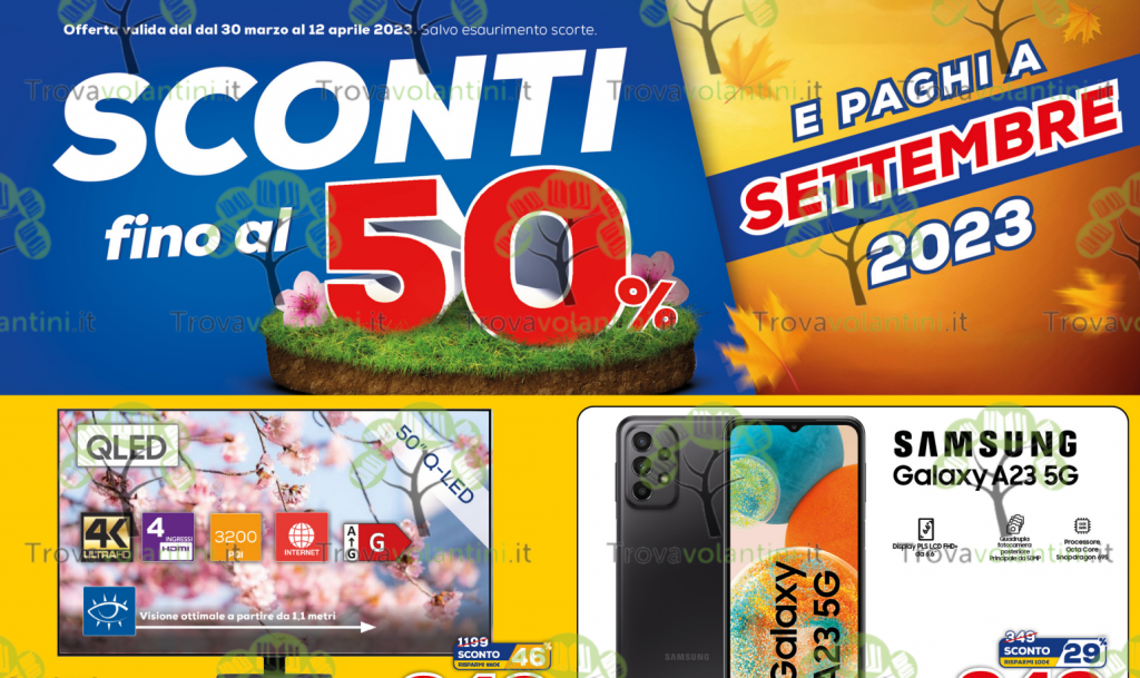 Nuovo Volantino Euronics Bruno dal 30 marzo