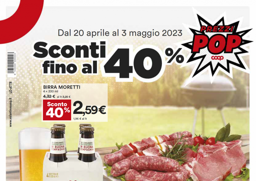 Anteprima Nuovo Volantino Coop Lombardia valido dal 20 aprile