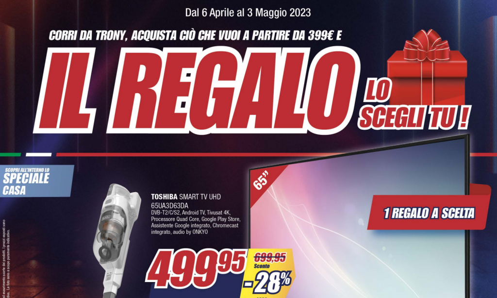 Nuovo Volantino Trony dal 6 aprile 