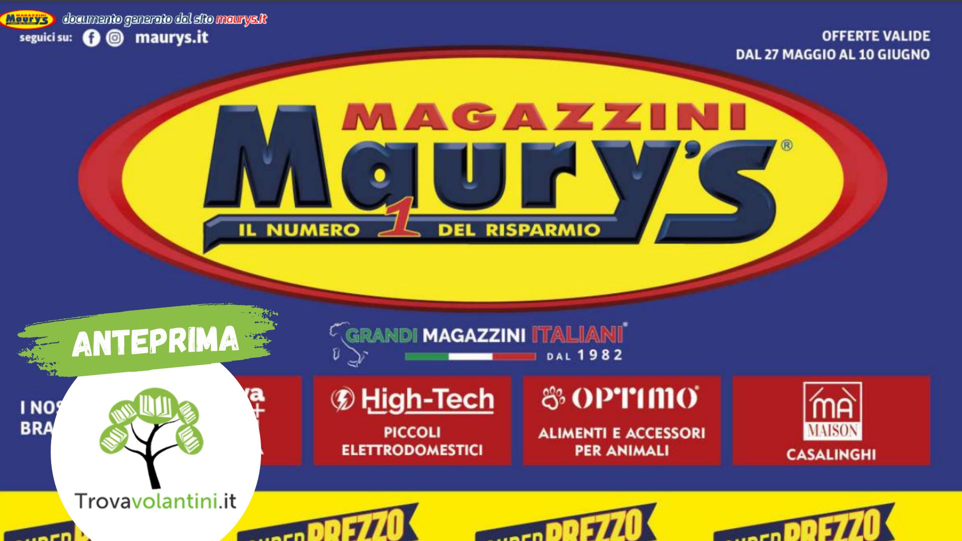 Maury's Volantino Promozionale - Valido da 29.10 a 12.11 - Pagina