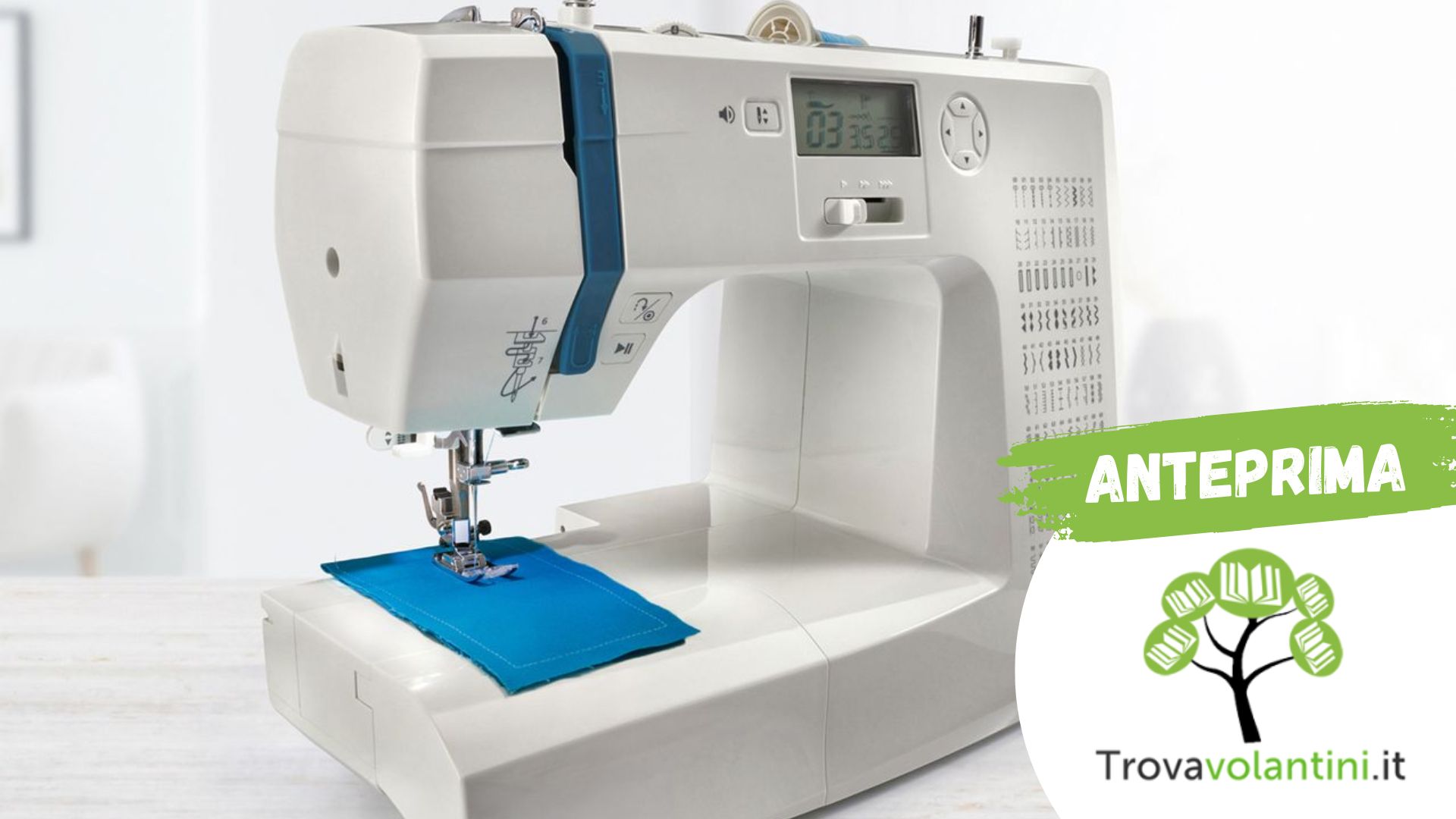 Macchina Da Cucire Jaguar 200SQ Computerizzata - 200 Punti, 9 Occhielli, Accessori Inclusi - Foto 3