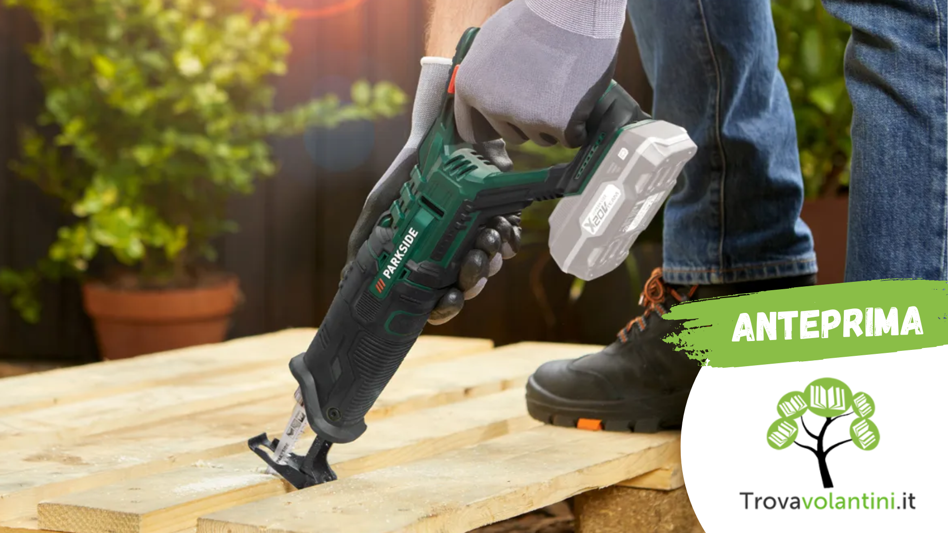 Seghetto Ricaricabile Lidl della Serie Parkside X 20V Team disponibile