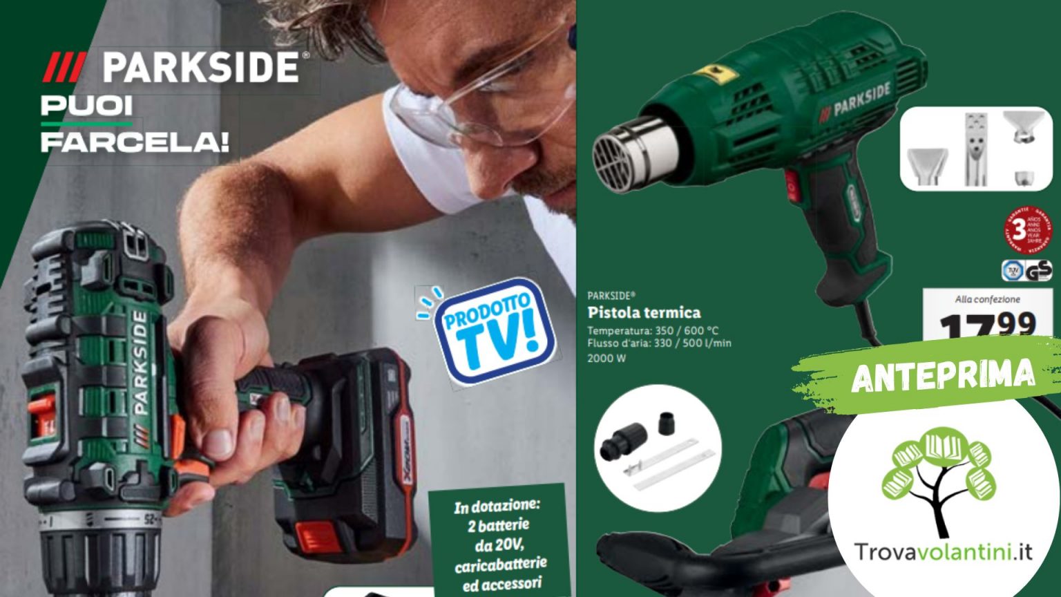 Offerte Imperdibili Volantino Parkside LIDL Fai Da Te della prossima