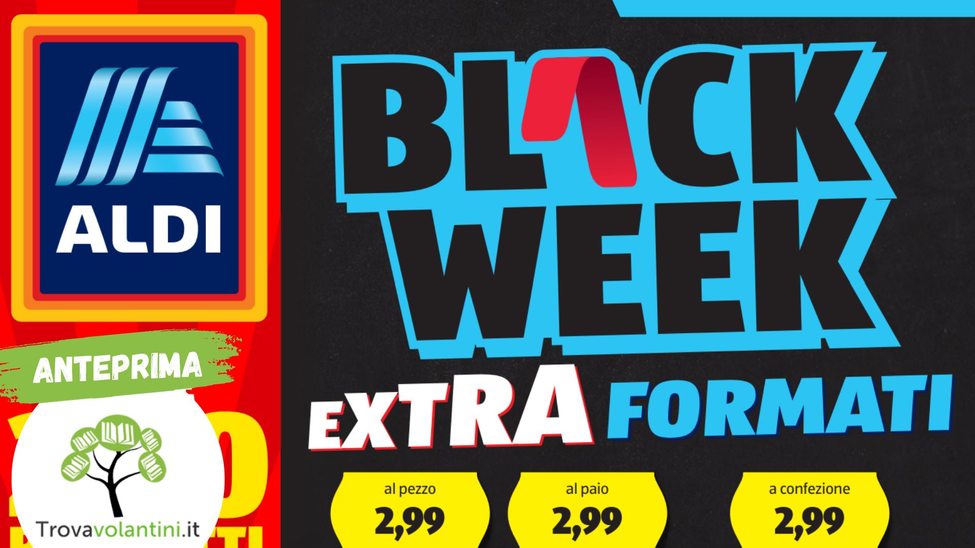 VOLANTINO ALDI Black Friday in favolosa anteprima valido dal 20 al 26