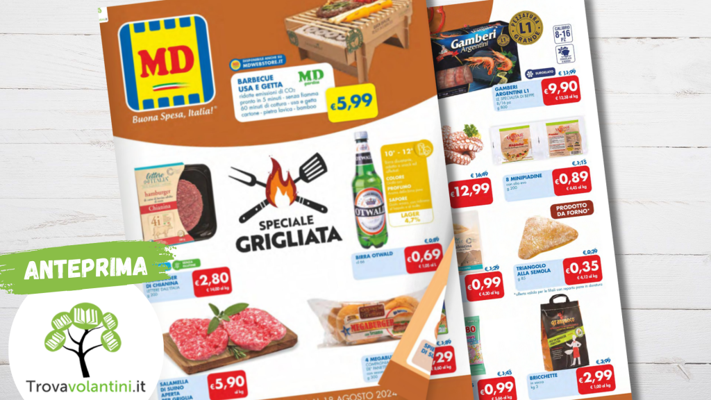 volantino md dal 6 agosto 2024