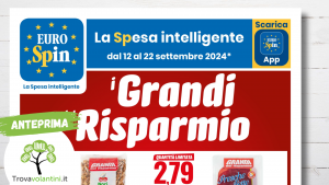 volantino eurospin dal 12 al 22 settembre