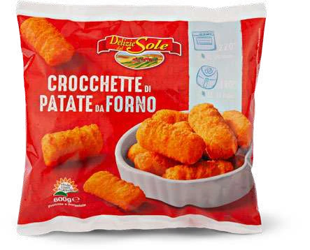Crocchette di patate da forno Delizie dal Sole in offerta da Eurospin