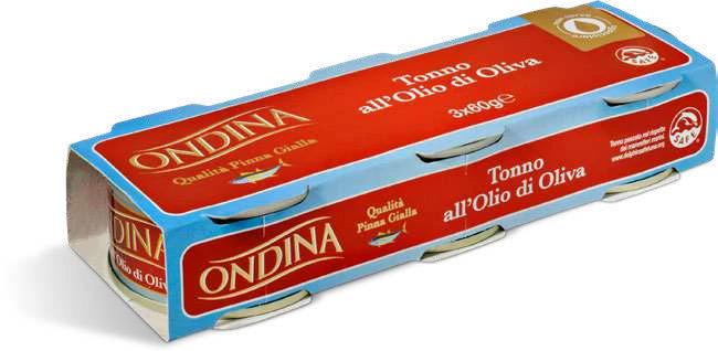 Tonno pinna gialla all'olio di oliva Ondina in offerta da Eurospin