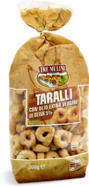Taralli con olio extra vergine d'oliva 5%  in offerta da Eurospin