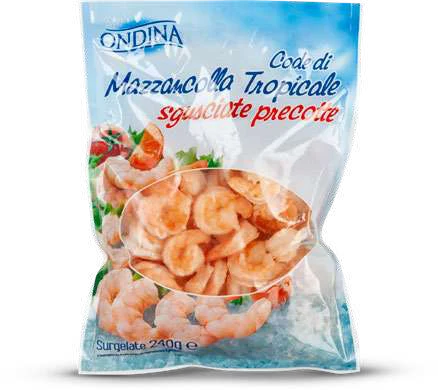 Code di mazzancolla tropicale sgusciate precotte Ondina in offerta da Eurospin