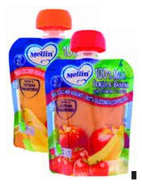 Purea 100% frutta pouch Mellin in offerta da Conad Lazio