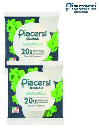 Mozzarella proteica Conad Piacersi in offerta da Conad Lazio