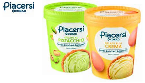 Gelato senza zuccheri aggiunti Conad Piacersi in offerta da Conad Lazio
