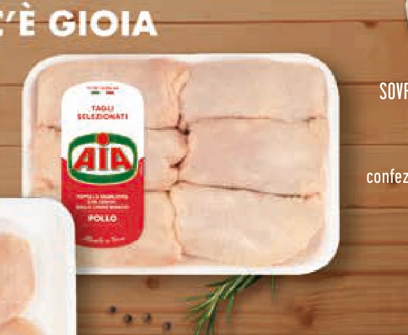 Sovracosce di pollo AIA in offerta da Conad Lazio