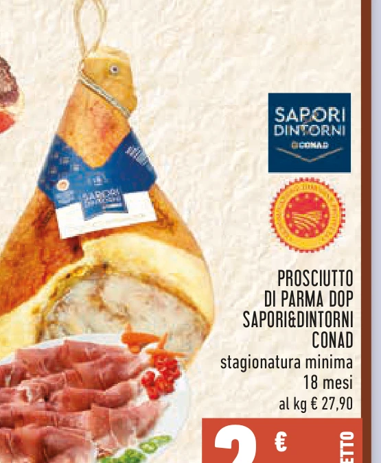 Prosciutto di Parma DOP Sapori&Dintorni Conad in offerta da Conad Lazio