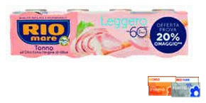 Tonno leggero Rio Mare in offerta da Conad Lazio