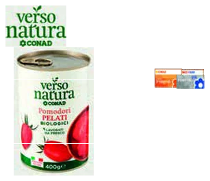 Pomodori italiani pelati biologici Conad Verso Natura in offerta da Conad Lazio