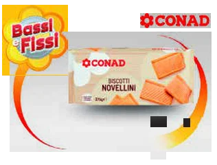 Biscotti Novellini Conad in offerta da Conad Lazio