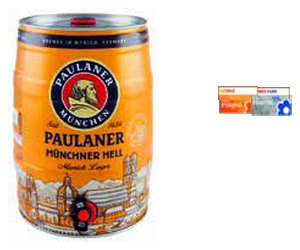 Birra fusto Paulaner in offerta da Conad Lazio
