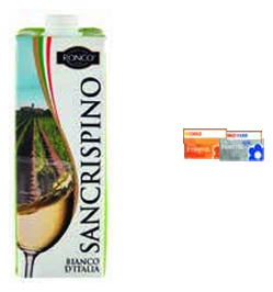 Vino da tavola Sancrispino Cantine Ronco in offerta da Conad Lazio