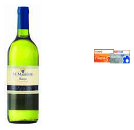 Vino bianco Le Masserie in offerta da Conad Lazio