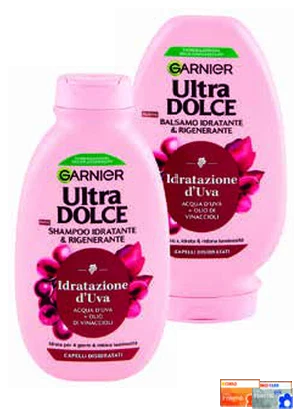 Shampoo o balsamo Garnier Ultra Dolce in offerta da Conad Lazio
