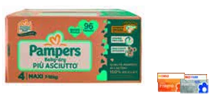 Pannolini o mutandino Baby-Dry Pampers in offerta da Conad Lazio