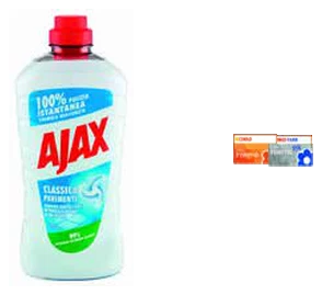 Detergente liquido per pavimenti Ajax in offerta da Conad Lazio