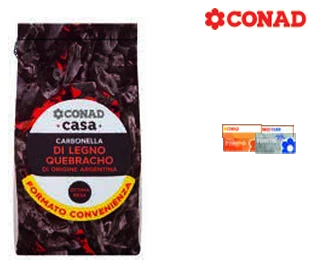 Carbonella di legno Quebracho Conad in offerta da Conad Lazio
