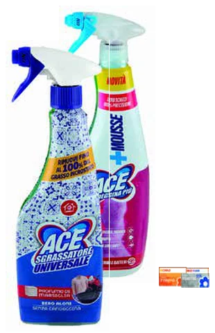 Linea sgrassatori Ace in offerta da Conad Lazio