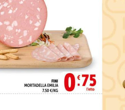 Mortadella Emilia  in offerta da Decò