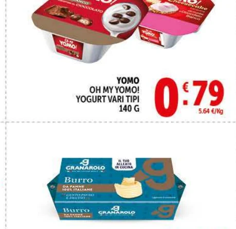 Yogurt vari tipi Yomo in offerta da Decò