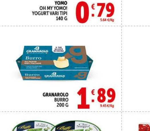 Burro  in offerta da Decò