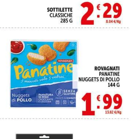 Nuggets di pollo  in offerta da Decò
