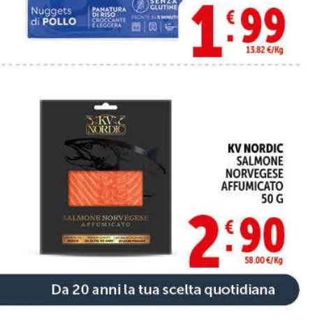Salmone norvegese  in offerta da Decò
