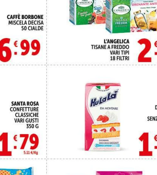 Confetture vari gusti Santarosa in offerta da Decò