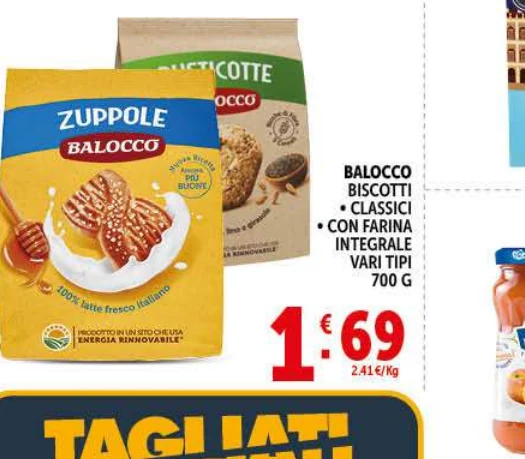 Biscotti Balocco Balocco in offerta da Decò