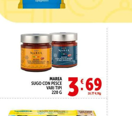 Sugo con pesce vari tipi  in offerta da Decò