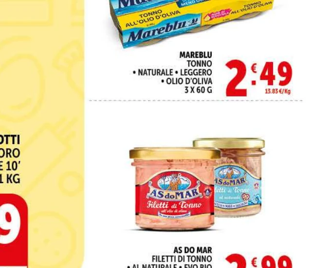 Tonno  in offerta da Decò