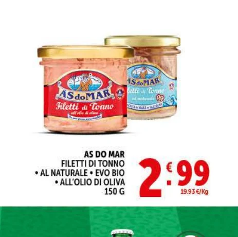 Acqua naturale  in offerta da Decò