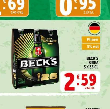 Birra Beck's Beck's in offerta da Decò