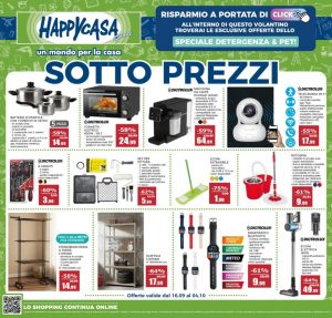 Copertina Volantino Happy Casa dal 16 settembre al 4 ottobre 2026