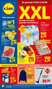 Copertina Volantino Lidl dal 17 al 23 settembre 2026