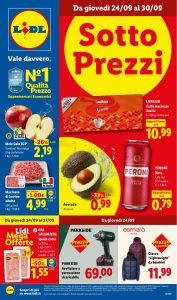 Copertina del volantino Lidl valido dal 24 al 30 settembre 2026