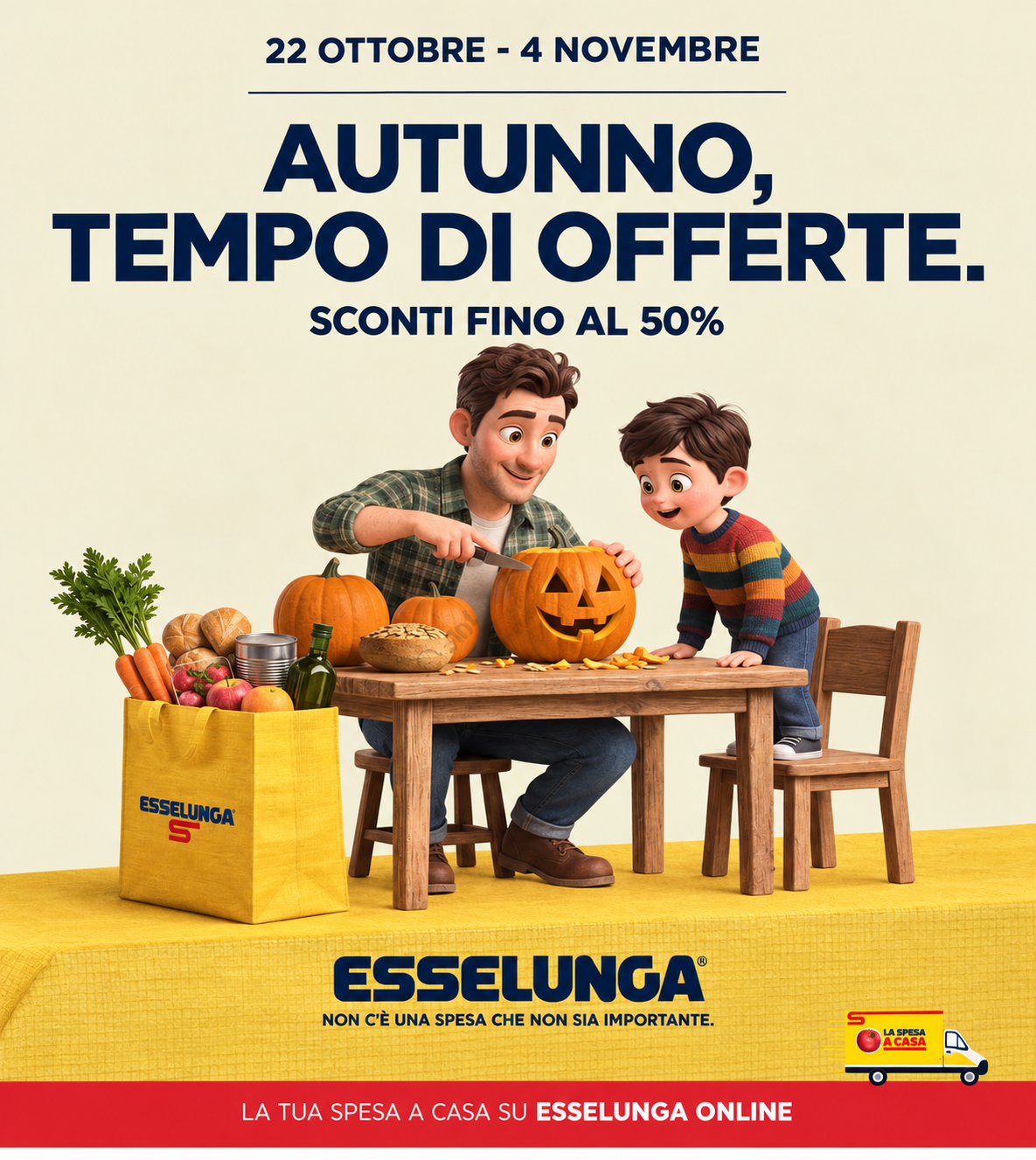 Volantino Esselunga dal 22 ottobre al 4 novembre 2026