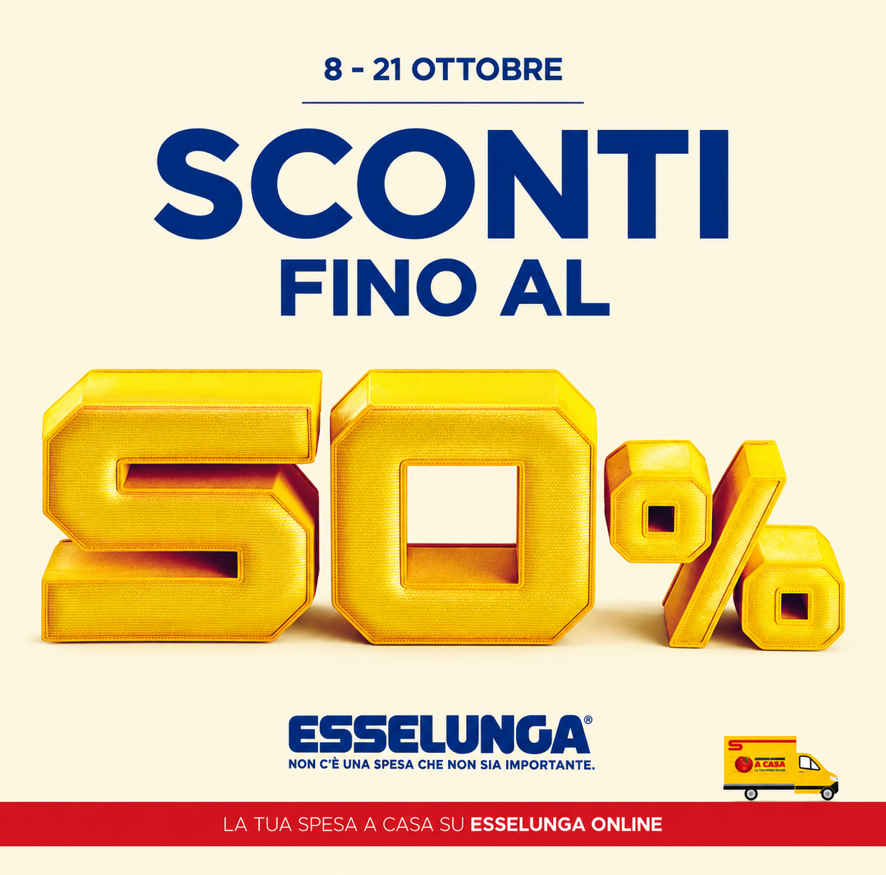 Volantino Esselunga dall’8 al 21 ottobre 2026